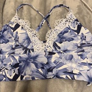 Hollister longline bikini top